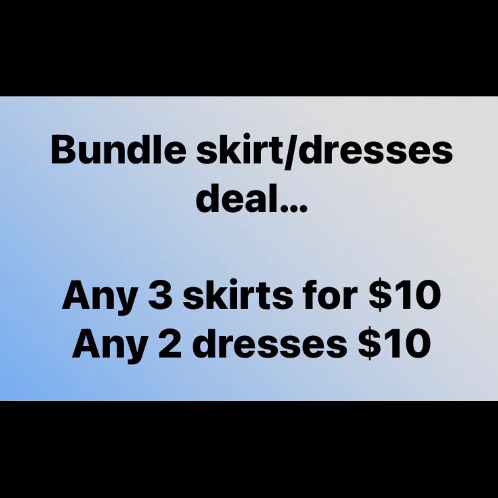 Skirts/dresses